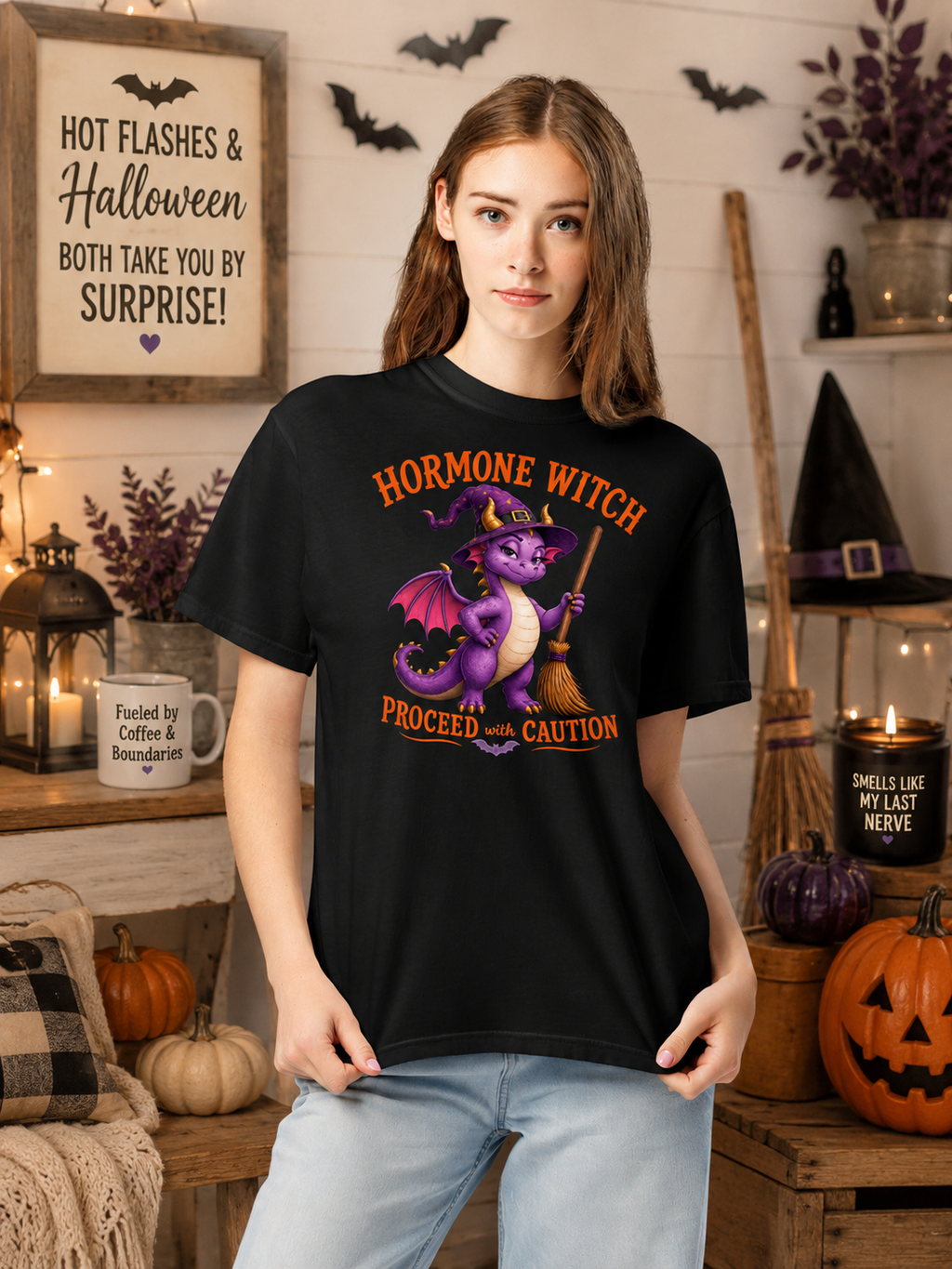 Hormone Witch Heavyweight Garment-Dyed T-Shirt