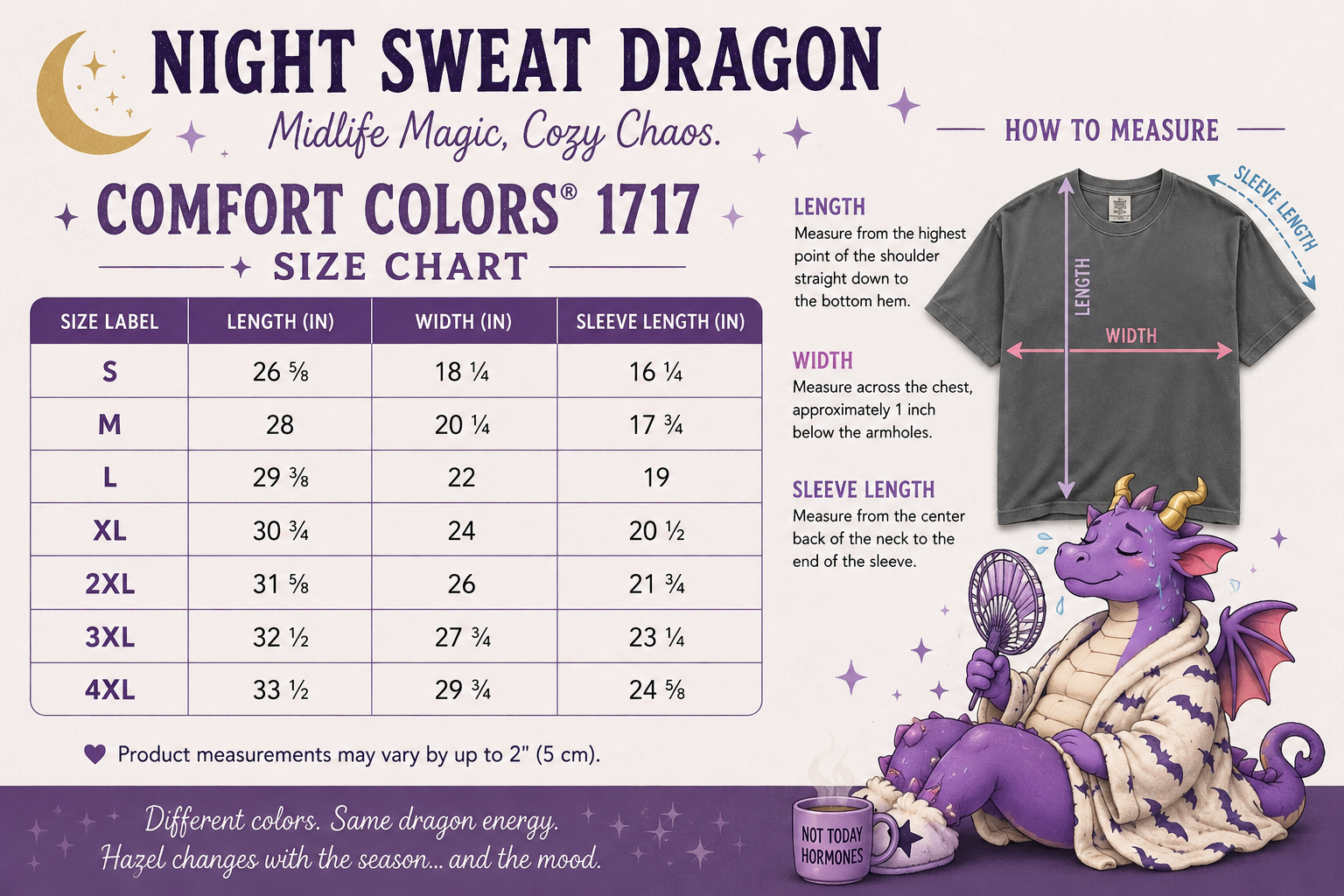 Unisex garment-dyed heavyweight t-shirt. Night Sweat Survivor Club.