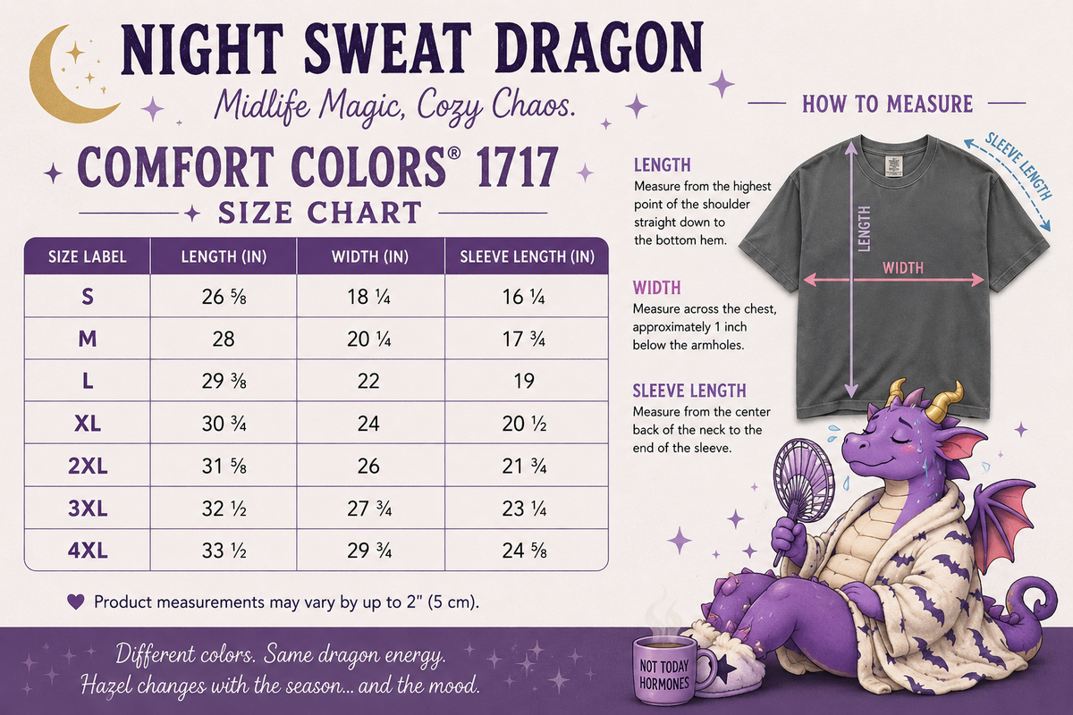 Size guide chart